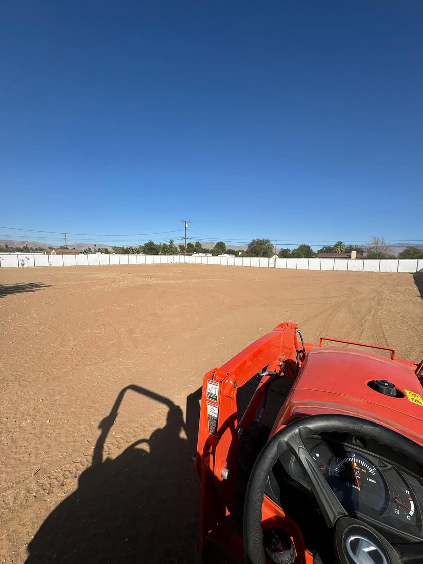 Freshly graded High Desert property